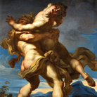 Gregorio de Ferrari (1647 - 1726), Ercole e Anteo, Fine XVII secolo, Olio su tela, Genova, Galleria Nazionale della Liguria a Palazzo Spinola
