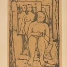 Felice Casorati, Modella nello studio, 1946