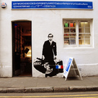 Blek le Rat, L'Homme qui traverse les Murs, Londra, 2008. Photo by Sybille Prou