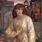 Dante Gabriel Rossetti (Londra, 1828 - Kent, 1882), Il saluto di Beatrice, 1880-1882, Olio su tela, 154.3 x 91.4 cm, Toledo (Ohio), Museum of Art