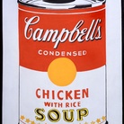 Andy Warhol, Campbell’s Soup Can (Chicken With Rice), 1962. Collezione Brant Foundation