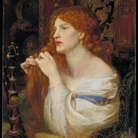 Dante Gabriel Rossetti, Aurelia (L’amante di Fazio), 1863?73. Olio su mogano, cm 43,2 x 36,8. Acquistato nel 1916 attraverso l’Art Fund con il sostegno di Sir Arthur Du Cross e di Sir Otto Beit ©Tate, London 2014