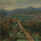 Hendrick III van Cleve, Veduta di Roma (Belvedere Vaticano), 1589, Olio su tela, Musei Reali di Belle Arti del Belgio (Bruxelles), Inv. 6904 | Foto: J. Geleyns