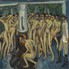 Ernst Ludwig Kirchner 1880 &ndash; 1938 Artillerymen in the Shower, 1915, Nasjonalgalleriet, Oslo | courtesy &copy; Nasjonalgalleriet, Oslo, ph: B&oslash;rre H&oslash;stland