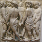 Lodatelo con la danza, Cantoria, Luca della Robbia.