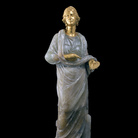 Scultori romani del I-II secolo d.C. (busto) e di metà XVII secolo (testa), Vestale, alabastro verde, bronzo dorato, altezza 56 cm. Roma, Fondazione Dino ed Ernesta Santarelli