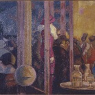 Anselmo Bucci, Caf&egrave; Cyrano, 1914, Pinacoteca civica &ldquo;F. Podesti&rdquo;, Ancona | Courtesy &copy; Mart, Rovereto