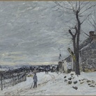 Alfred Sisley, Temps de neige à Veneux-Nadon / Tempo da neve a Veneux-Nadon