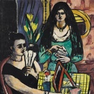 Max Beckmann, Ragazze in nero e verde (Due donne spagnole), 1939 olio su tela 127 x 116 cm Collezione privata © 2018, ProLitteris, Zurich