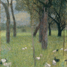 Gustav Klimt, Dopo la pioggia, 1898. Olio su tela, cm 80 x 40. Vienna, Belvedere © Belvedere, Vienna