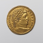 Solido rinvenuto ad Aquileia con l’effige dell’imperatore Costantino