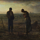 Jean-François Millet, L’Angelus, 1857-1859, olio su tela, cm 55,5 x 66. Parigi, Musée d'Orsay, legato di Alfred Chauchard, 1910, inv. RF 1877. Foto © RMN-Grand Palais (Musée d’Orsay) / Hervé Lewandowski