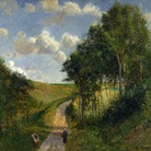 Camille Pissarro, Paysage à Berneval, 1900, olio su tela, 65 x 81 cm. National Museum of Belgrado