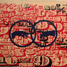 Farhan Siki, Big deal, 2014, acrylic, spray paint on canvas, 180 x 200 cm | Courtesy of Farhan Siki & Banca Generali Private Banking