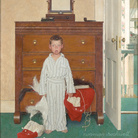 Norman Rockwell, The Discovery (La scoperta), 1956 Olio su tela, 89 x 82 cm Cover of The Saturday Evening Post, December 29, 1956 Collection of The Norman Rockwell Museum at Stockbridge, Norman Rockwell Art Collection Trust, NRACT.1973.5