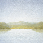 Xavier Valls, Lac des Quatre Cantons (Suisse), 1994Huile sur toile, 38 x 46 cm | Courtesy &copy;️ Archives Xavier Valls 2026 - &copy;️ ADAGP 2026