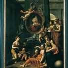 Bartolomäus van Douven, Allegoria degli Elettori Palatini come protettori delle Arti, 1722, olio su tela, Firenze, Galleria degli Uffizi, depositi
