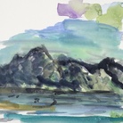Per Kirkeby, Senza titolo (Groenlandia), 2011, Gouache su carta, 28x21 cm | Courtesy of Bo Bjerggaard Galleri, Copenaghen