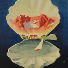 Sandro Bidasio Degli Imberti (detto Sabi), Misurina, 1949 circa, Riproduzione fotomeccanica, 100.2 x 69 cm, Inv 17999 5Bc, Treviso, Museo Nazionale Collezione Salce, Polo Museale del Veneto | Courtesy Ministero per i Beni e le Attività Culturali e per il Turismo