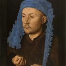 Jan van Eyck , Portrait of a Man with a Blue Chaperon, 1428&ndash;1430 ca., Courtesy &copy; Brukenthal National Museum, Sibiu, Romania