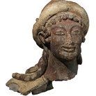 Arte etrusca, Testa di Turms (Ermes, 510-500 a.C., Museo Nazionale Etrusco di Villa Giulia, Roma, courtesy &copy; Museo Nazionale Etrusco di Villa Giulia, ph: Mauro Benedetti