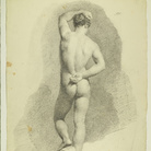 Francesco Hayez, Accademia di spalle, 1812.