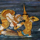 Suvannamaccha, figlia di Tosakanth, citata nelle versioni cambogiane e tailandesi dell'opera epica orientale Ramayana, che racconta le vicende della guerra tra Rama e Ravana con il suo esercito di scimmie, Ramakien Mural, Wat Phra Sri Rattana Satsadaram, Bangkok | Foto: Photo Dharma from Sadao, Thailand