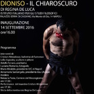 Regina De Luca. Dioniso - il Chiaroscuro