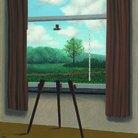 René Magritte, La Condition humaine, 1933. Olio su tela, Washington, National Gallery of Art © by SIAE 2015