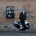 Blek le Rat, The Man Who Walks Through Walls, Wunderkammern, Roma, 2015. Photo by © Blind Eye Factory