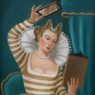 Lisa Barmby, Veronica, 2016, Olio su tavola, 24 x 18 cm | © Lisa Barmby