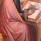 Maestro della Misericordia (Firenze, 1360 circa -1385), San Luca Evangelista, 1365-1370 circa, Tempera su tavola