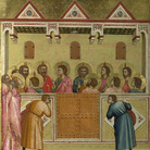 Giotto, Pentecoste, Probabilmente 1310-1318, Tempera all'uovo su pioppo, 44 x 45.5 cm, The National Gallery, London | Bequeathed by Geraldine Emily Coningham in memory of her husband, Major Henry Coningham, and of Mrs Coningham of Brighton, 1942 | © The National Gallery, London