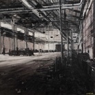 Domenico Marranchino, Officina abbandonata, Corsico, Milano, 2017, Olio su tela , 140 x 100 cm