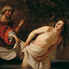 Gerrit van Honthorst - (Gherardo delle Notti) (Utrecht 1592 - 1656), Susanna e i vecchioni, 1655. Olio su tela. Roma, Galleria Borghese
