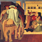 Salvatore Fiume, Congiura dei Baglioni, (1942 – 1952). Olio su tela, cm 170 x 200. Sala Fiume, Palazzo Donini, Perugia