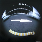 Luca Maria Patella, Sciarpa e Colosseo, 1966, sc cm 100x100, Collezione Dello Schiavo, Roma