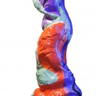 Gillo Dorfles, Contorsione, 2013, vetroresina cm 192x68