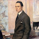 Baccio Maria Bacci, Ritratto di Matteo Marangoni, 1919, Olio su tela, 84 x 105 cm, Wolfsoniana - Palazzo Ducale Fondazione Regionale per la Cultura | Courtesy of Musei San Domenico, Forlì, 2017