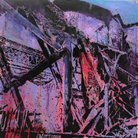 Farhan Siki, Arise (Homage to Santa Maria Delle Grazie) #1, 2015, Spray paint on canvas, 150 x 150 cm | Courtesy of Farhan Siki & Banca Generali Private Banking