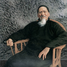 Jin Shangyi, Huang Binhong al crepuscolo della sua vita, 1996, Olio su tela, 99 x 115 cm