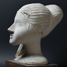 Arturo Martini, Testa di ragazza, 1947, Terracotta chiara, 35 x 35 x 27 cm