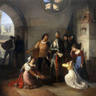 Pietro Rossi nel castello di Pontremoli di Francesco Hayez