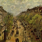 Camille Pissarro, Boulevard Montmartre, Primavera, 1897.