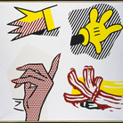 Roy Lichtenstein, Study of Hands, 1980. Oil and Magna on canvas, 106.7x116.8 cm. Private Collection 