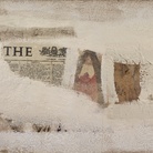 Gallerie d'Italia | Gastone Novelli, Per ricordare la vita, 1959, Collage su colore Collezione Intesa Sanpaolo