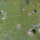 Gustav Klimt, Dopo la pioggia, 1898, Olio su tela, 80 × 40 cm, Belvedere, Vienna | © Belvedere, Vienna