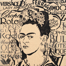 Farhan Siki, Frida's backyard, 2015, Acrylic, spray paint on canvas,  87 x 76 cm | Courtesy of Farhan Siki & Banca Generali Private Banking