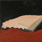 Carlo Mattioli, Nudo coricato, 1970, Olio su tavola, 52.5 x 28 cm, Collezione privata | Courtesy of Labirinto della Masone, Fontanello, Parma