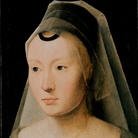 Hans Memling, Ritratto di donna, particolare, 1470-1475. Private Collection of J. William Middendorf II collection, USA